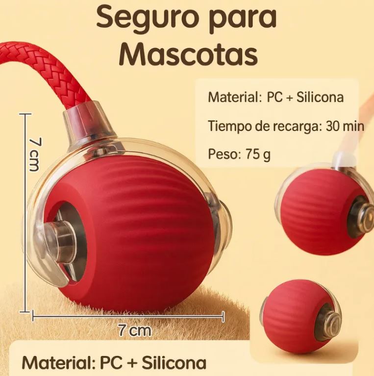 Pelota Inteligente para Gatos — Diversión Automática sin que Estés en Casa