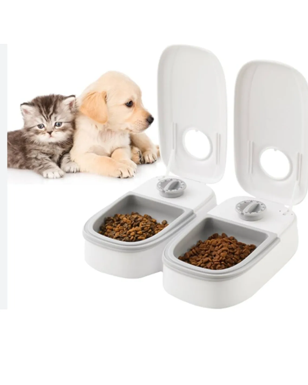 Comedero Automático Programable para Mascotas — Define los Horarios de Alimentación de tu Peludo