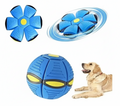 Balón Frisby 2 en 1 para Perros — El Juguete que Nunca Se Aburren de Usar