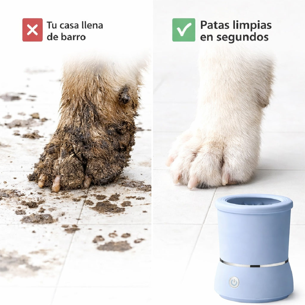 Limpiador Automático de Patas — Adiós al Barro en Tu Casa en 30 Segundos