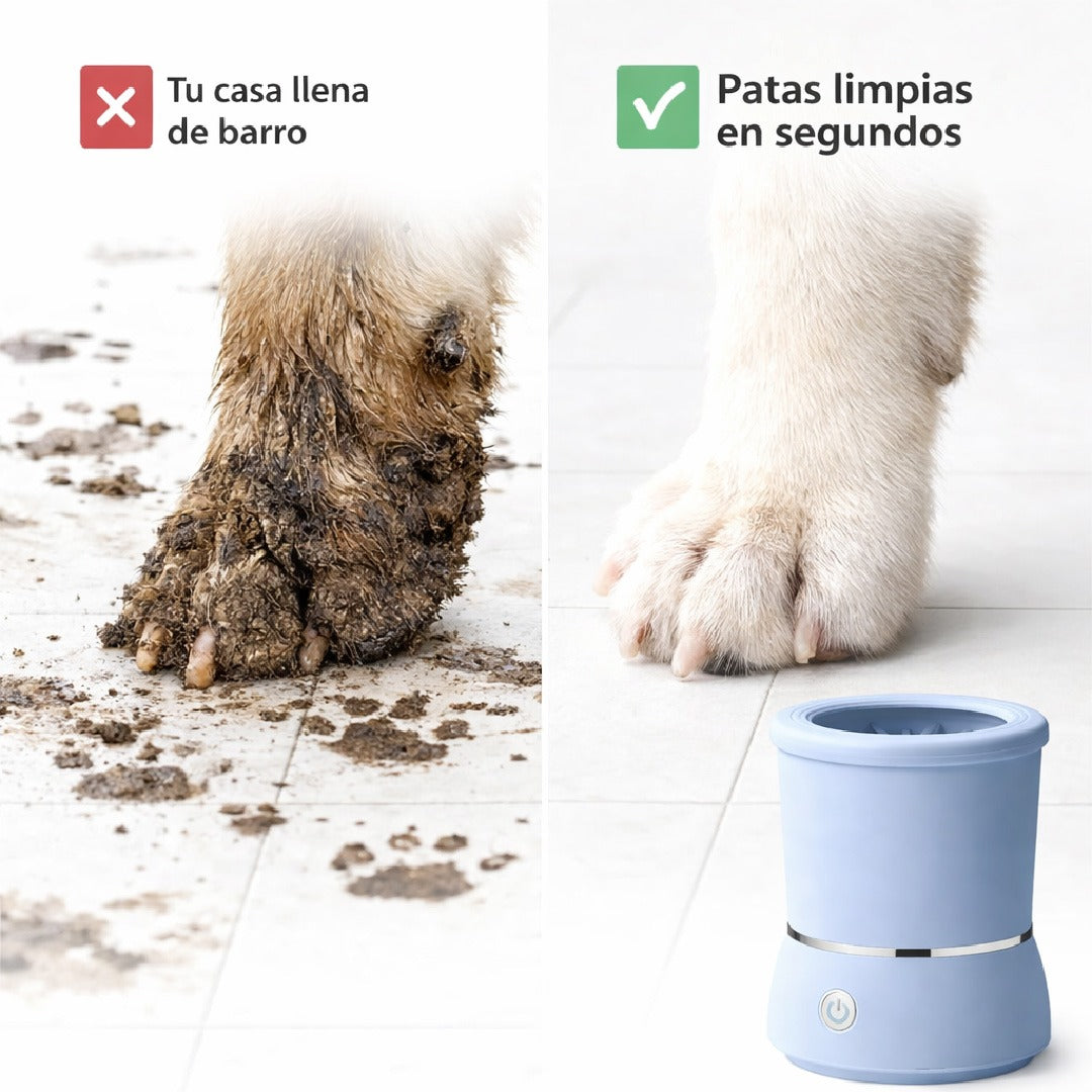 Limpiador Automático de Patas — Adiós al Barro en Tu Casa en 30 Segundos