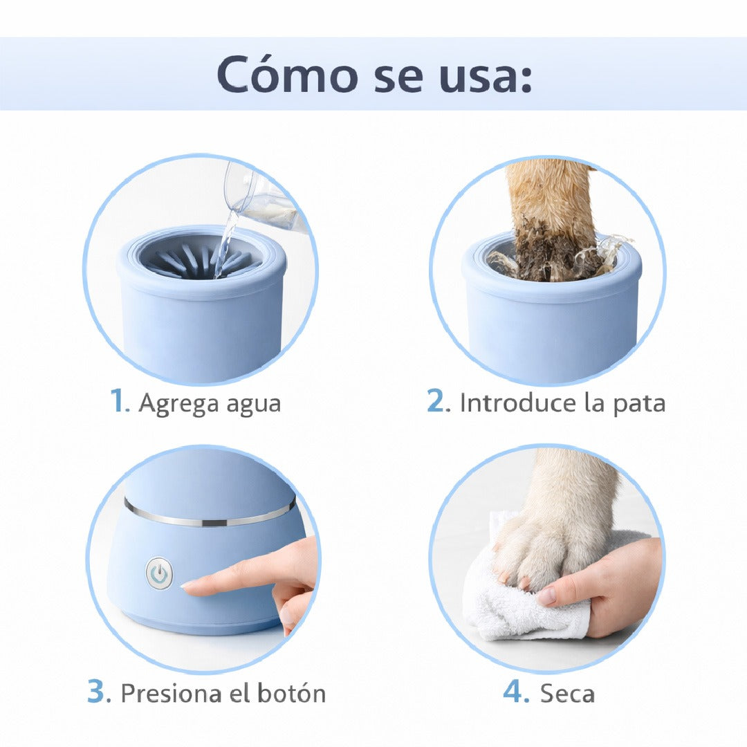 Limpiador Automático de Patas — Adiós al Barro en Tu Casa en 30 Segundos