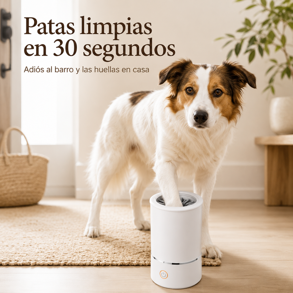 Limpiador Automático de Patas — Adiós al Barro en Tu Casa en 30 Segundos