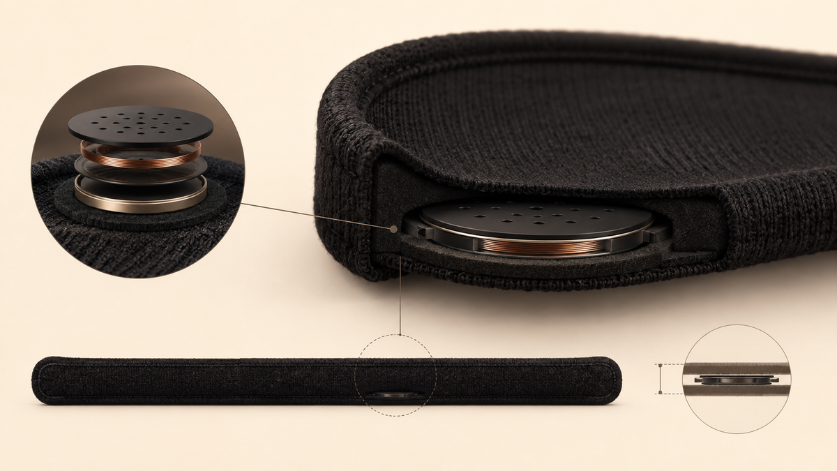Diadema Unisex Bluetooth para Dormir — Audio + Antifaz 2 en 1