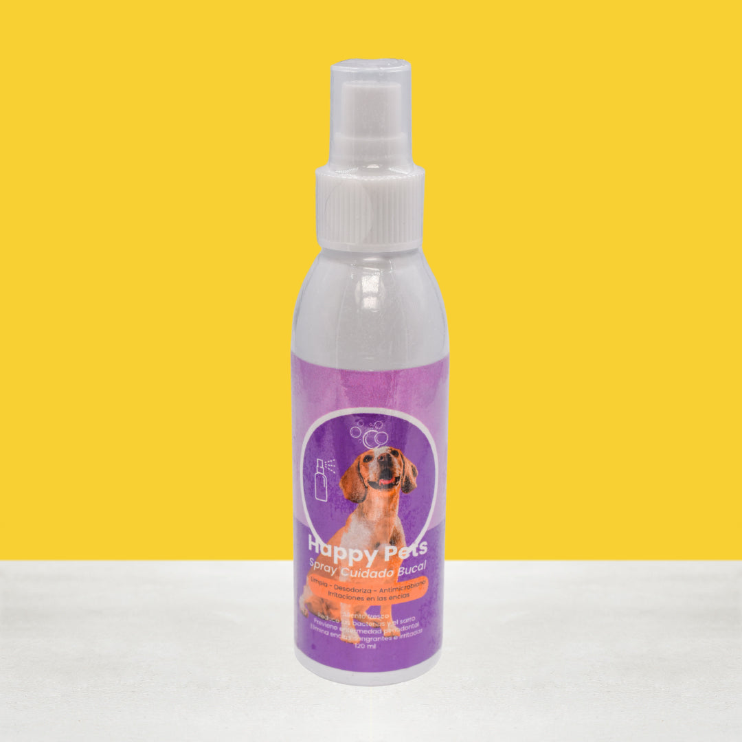 Spray bucal PECTY para perros y gatos, frasco de 120 ml